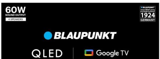 Blaupunkt QLED智能电视推出 起价为36999卢比