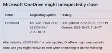 微软确认新的 Windows 10 错误