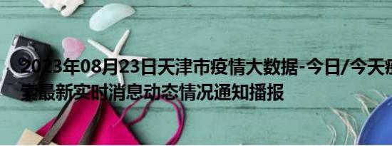 2023年08月23日天津市疫情大数据-今日/今天疫情全网搜索最新实时消息动态情况通知播报