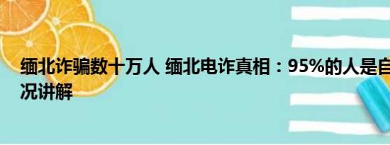 缅北诈骗数十万人 缅北电诈真相：95%的人是自愿 基本情况讲解