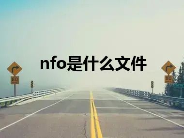 nfo是什么文件