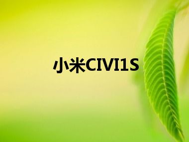 小米CIVI1S