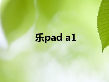 乐pad a1
