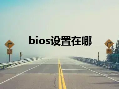 bios设置在哪