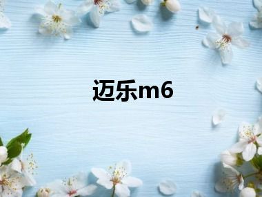 迈乐m6
