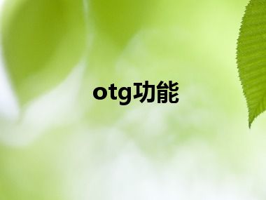 otg功能
